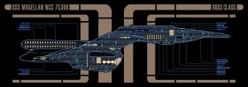 MSD schematic of the USS Magellan